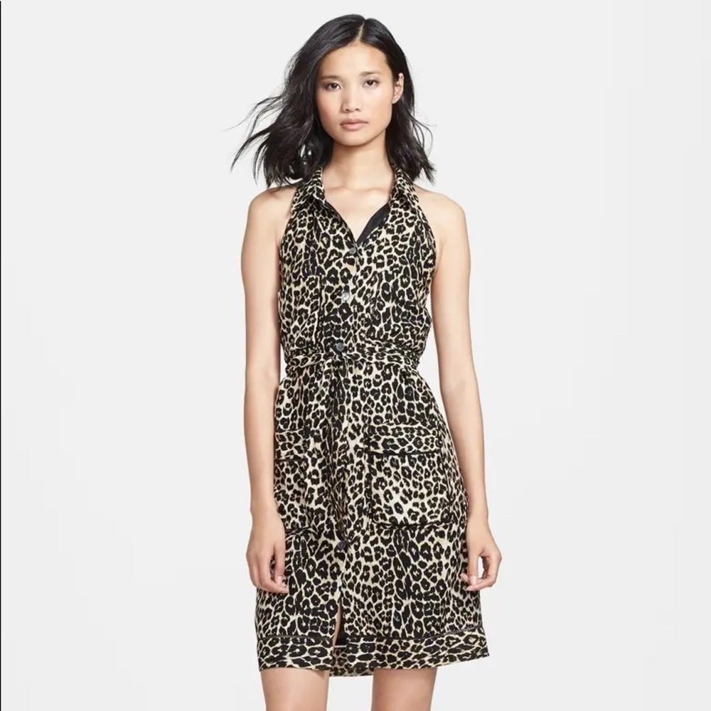 Tamara Mellon Leopard Print Dress